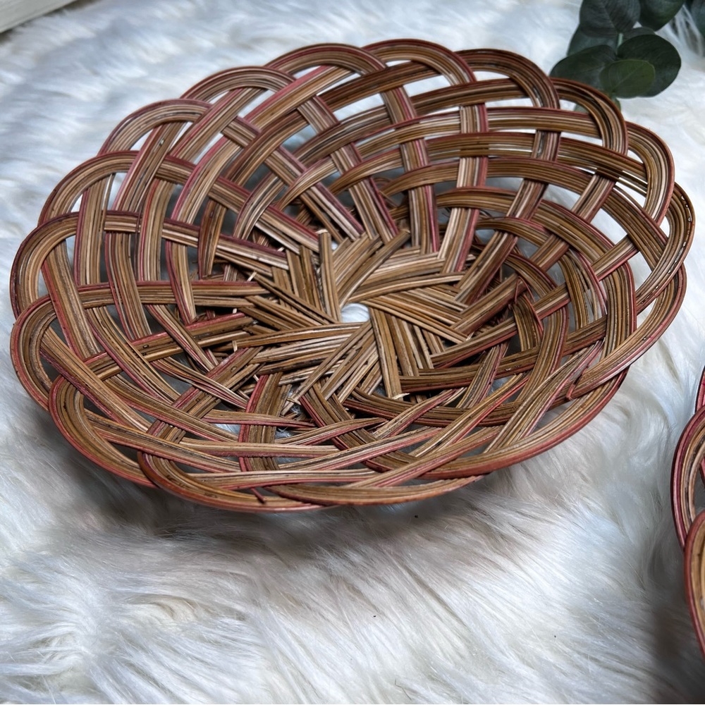 Pair of Vintage Wicker Baskets - Picture 7 of 16